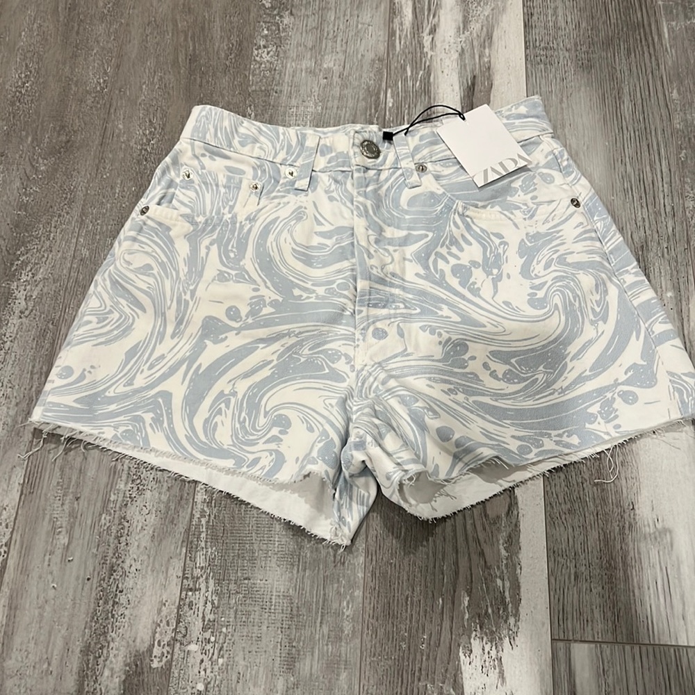 ZARA High Rise Shorts Size 4